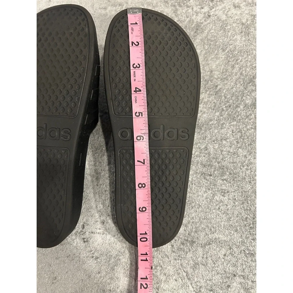Adidas Adilette Shower Slides Mens Core Black Three Stripe Sandals GZ5922